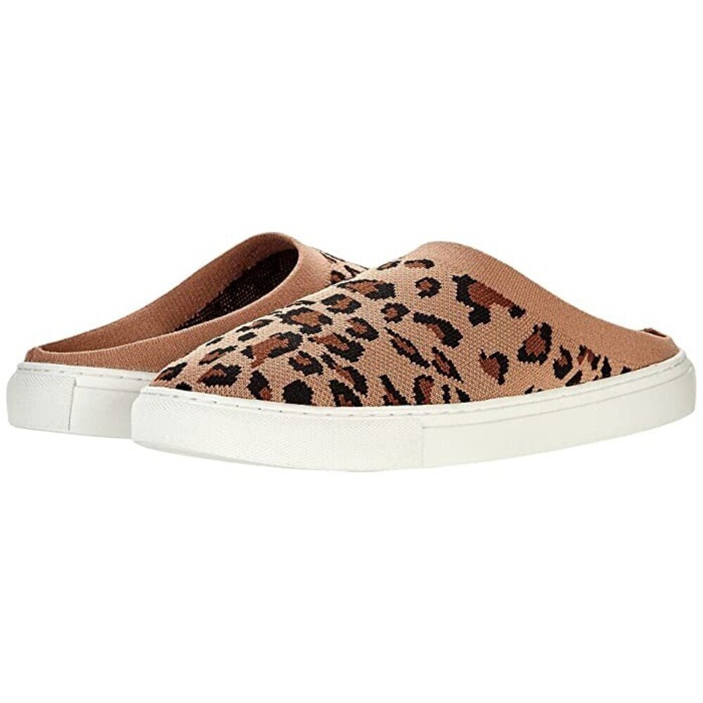 Rsvp North Mule Women's US 6.5 Brown Leopard Print Slip On Comfort Shoes JOBB148